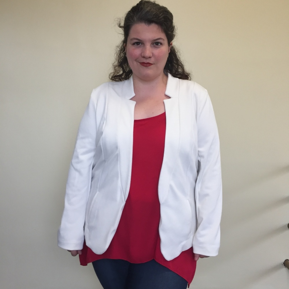 Casual Cream Blazer 2X Target Pure Energy